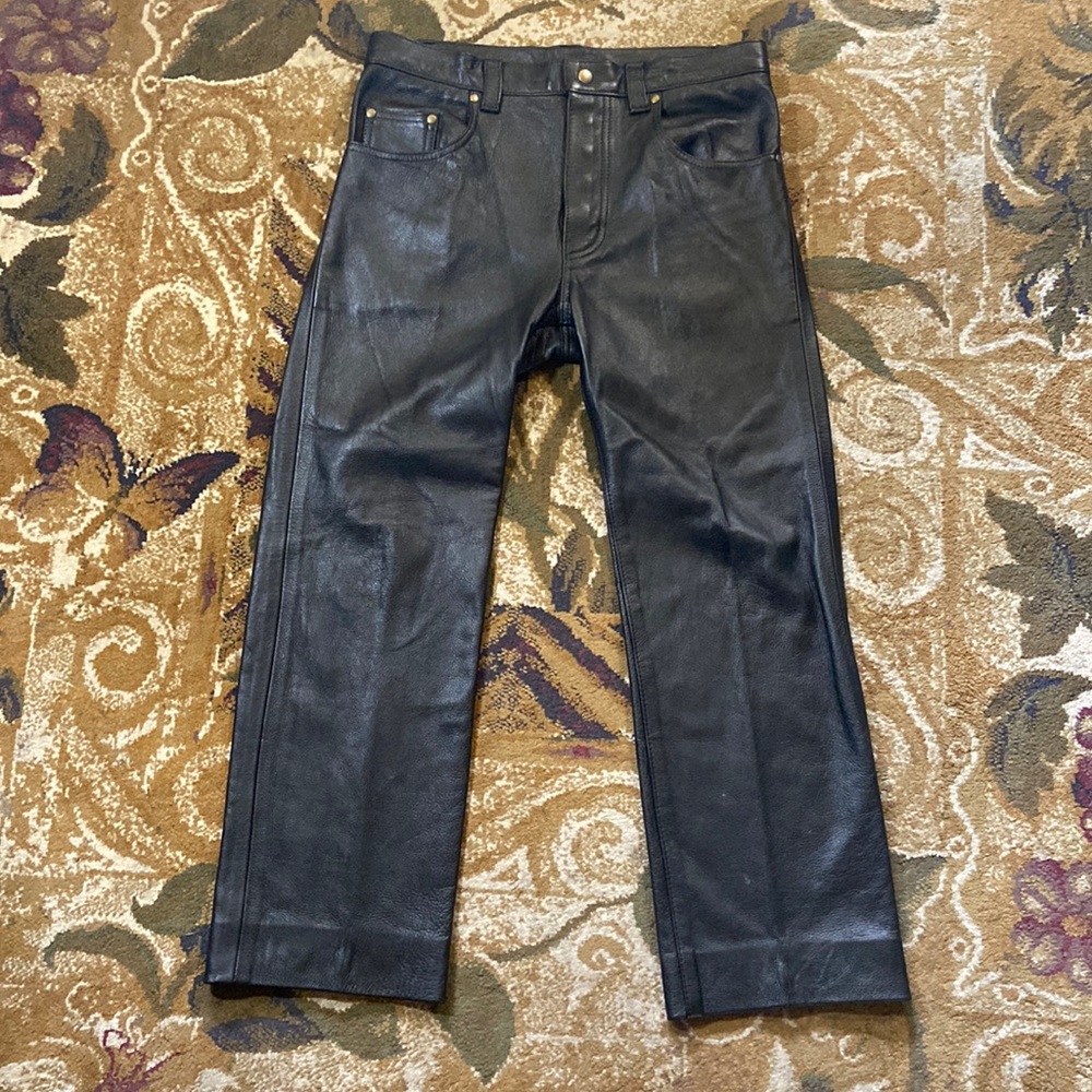 Genuine Black leather pants